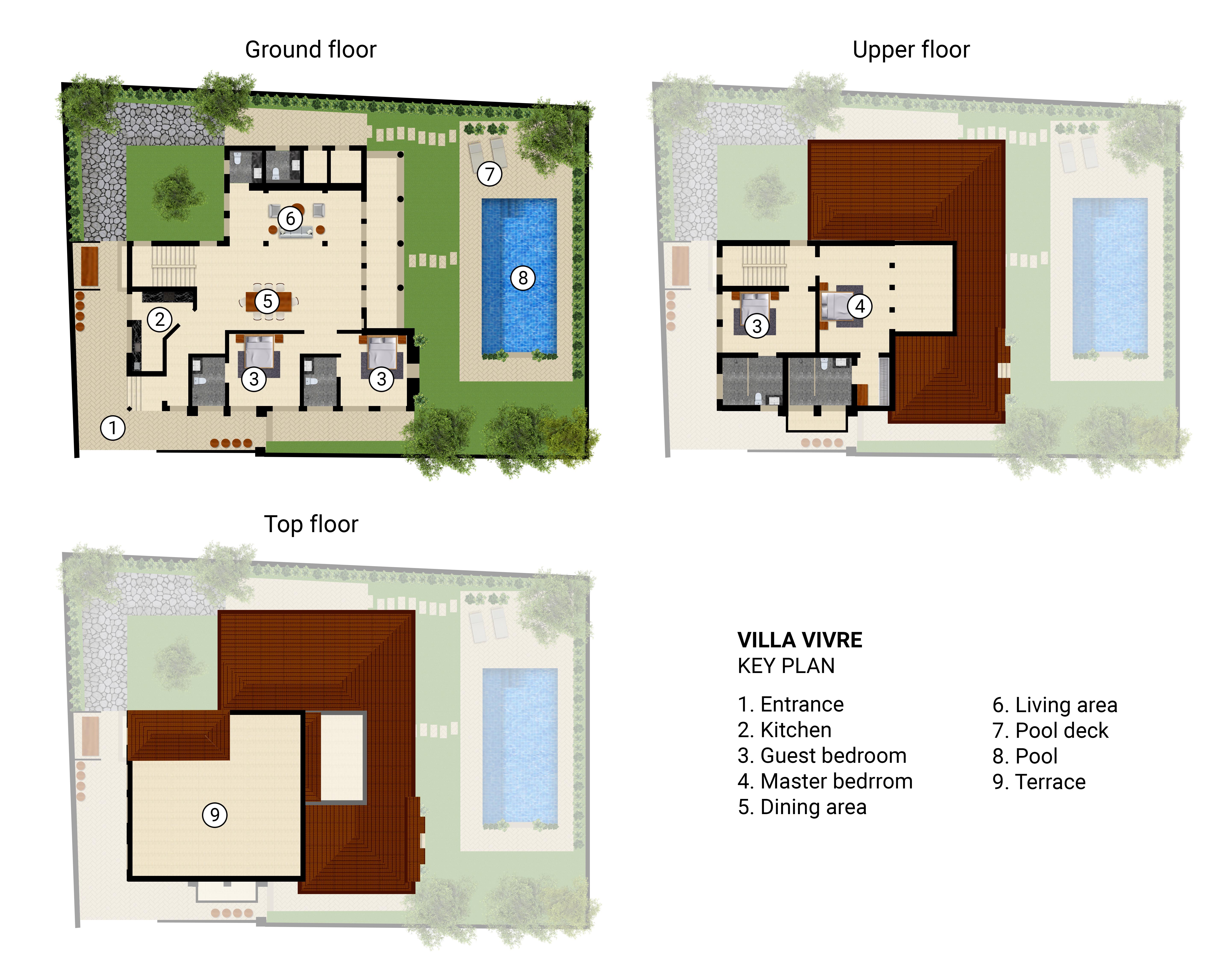Villa Vivre Floorplan